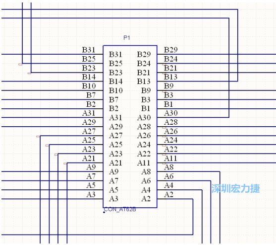 雙擊 1.SchDoc，文件可以被正常打開，下圖是其中的一部分：