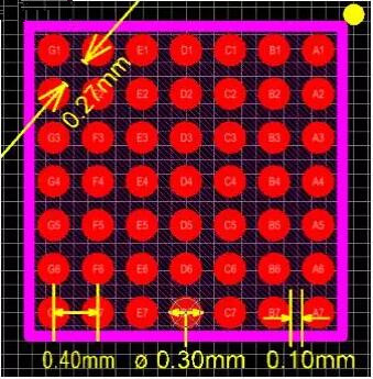 這一類BGA模塊設(shè)計(jì)已經(jīng)是刷新底線，屬于最小加工能力范疇。